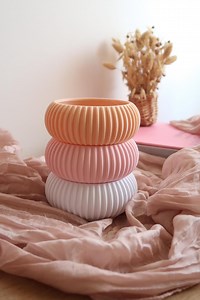 Customizable Stackable Jewelry Tray | Elegant Ribbed Organizer | Decorative Jewelry Storage | Ideal Gift - Etsy