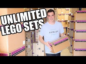 I got in a LEGO WAREHOUSE! (MandR Vlog)