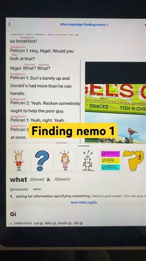 Learn English with movies: Finding nemo 1 #englishmovies #englishtips