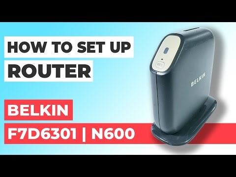 ✅ How to Setup BELKIN N600 (F7D6301) | How to Set Up Belkin N600 (F7D6301) WiFi Router