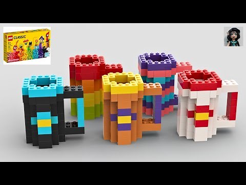 5 MUG Lego classic 11030 ideas How to build