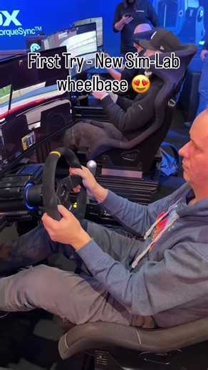 Brand New @sim-lab_official Wheelbase in iRacing Demo. 🥰🥰 #racing #esports #simracing #gaming