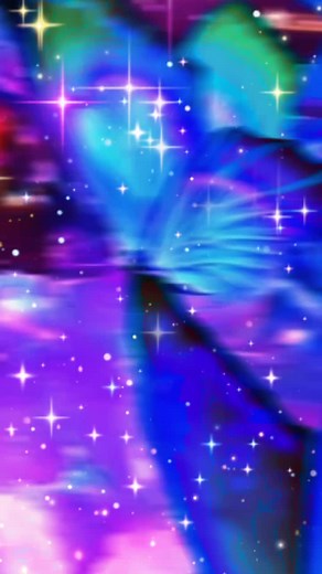 Animated Butterflies in Cosmic Colors