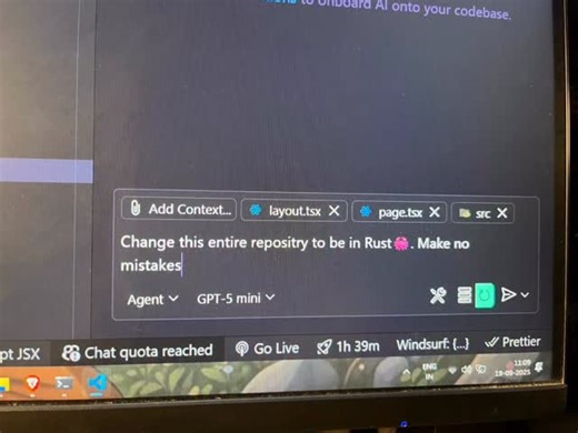 Suraj Jha on Instagram: "Did i cooked? #webdevelopment #coding #coder #web #vibecoding"