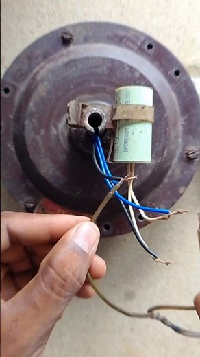 ceiling fan condenser connection/ ceiling fan connection four wire/ ceiling fan connection capacitor