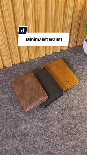 Compact Leather Wallet for Men - Minimalist Design