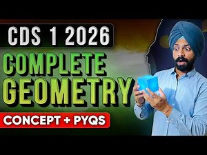 CDS 2026 Maths : Geometry | Concept+ PYQ | Sandeep Brar Sir