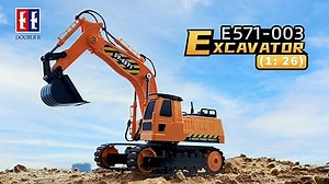 Watch DOUBLE E Remote Control Excavator Toy on Amazon Live