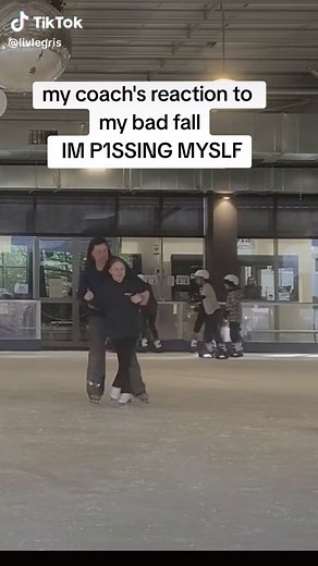 Hilarious Ice Skating Falls and Coach Reactions