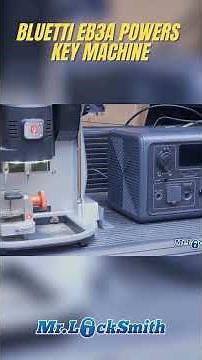 Bluetti EB3A Powers Key Machine: Locksmith Test! | Mr. Locksmith™