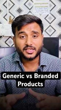 Generic vs Branded Products: Should You Sell Generic Products on Amazon & Flipkart? #ecommerce