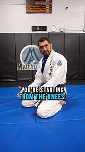 Tricks from starting on the knees! The humbler! #jiujitsu #jiujitsutips #martialarts #combatsports #bjj | Matt Arroyo Jiu Jitsu