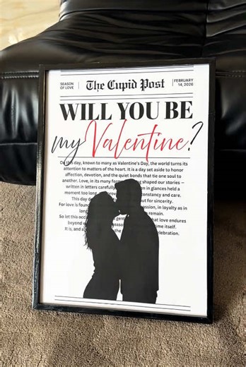 A reminder that love exists beyond names and details. #happyvalentinesday #willyoubemyvalentine #couplegifts #thecupidpost #loveposter