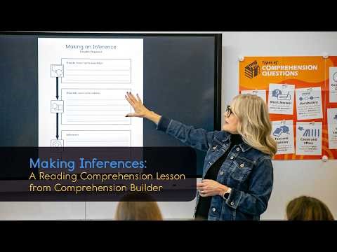 Making Inferences: A Reading Comprehension Lesson from Comprehension Builder