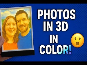 3D Lithophane in COLOR Step by Step | Incredible Final Result!
