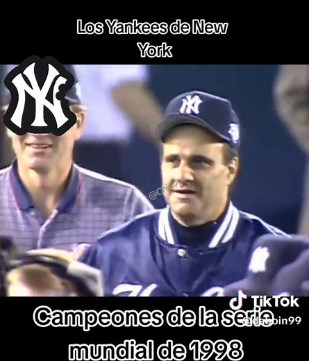 Los Yankees de New York ganan la serie mundial de 1998 #Padres #Yankees #SerieMundial #MLB