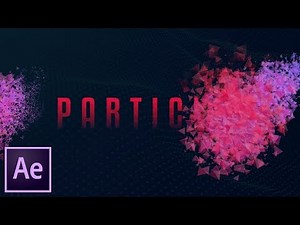 Particle Text/Logo Reveal Effect! After Effects Tutorial (NO PLUGINS!)