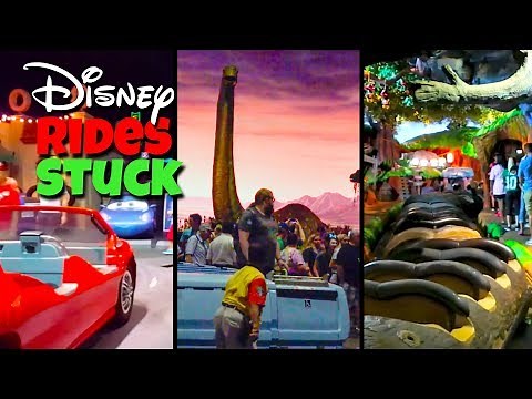 Top 10 Disney Fails, Ride Breakdowns & Malfunctions Pt1 | Stuck on Disney Rides