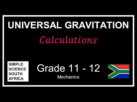 Newton's Law of Universal Gravitation Calculations