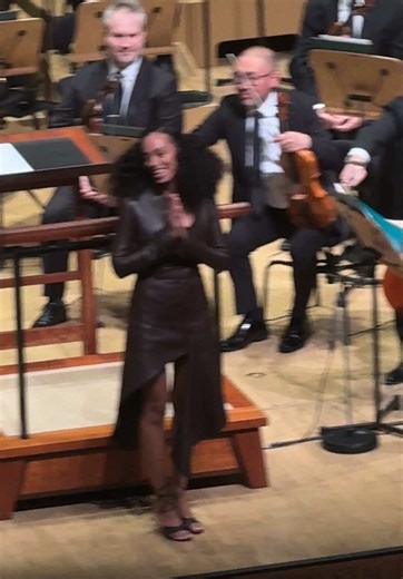 On Dissonance (An Evening of Claassical, Symphonic, and Opera Works) — #solangeknowles spoke at the Eldordo Ballroom, which is a Program created and curated by her for #Saintheron.