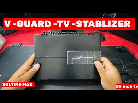 V-Guard Voltino Max TV Stabilizer | Applicable for Smart TVs up to 140cm (55'') | 2 Year Warranty