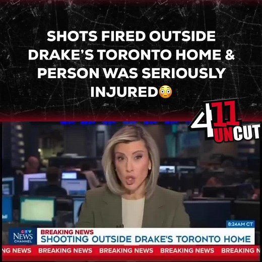 Gang, according to reports, police presence is heavy at #Drake’s home in Toronto after shots were fired at 2am and a person was seriously injured. Drake is not the person that’s injured. Thoughts? #411WithNellaD #411Uncut