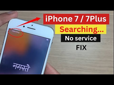 How to fix no service on iPhone | iPhone 7/7Plus searching only fixed.