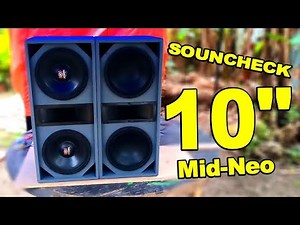 Testing 4 na Instrumental Loudspeakers "JOSON NEO & JOSON MIDVOCAL | 10 inches LOUDSPEAKER TEST