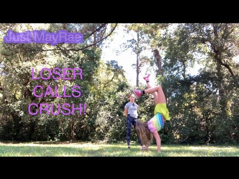 Gymnastics challenge *￼LOSER CALLS CRUSH!*