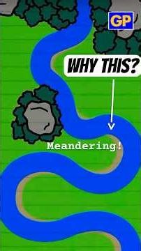 Why River meanders?