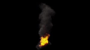 Car on Fire Overlay - Action Effect