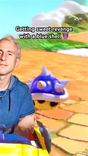 Getting sweet revenge with a blue shell 😈 #owlcity #porterrobinson #mariokart8 #matthewparker