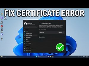 How To Fix Windows Does Not Have Enough Information to Verify This Certificate - Easy Fix