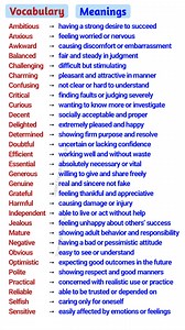 34K views · 305 reactions | Learning English Vocabulary Words with Meanings #vocabulary #english #definition #meaning | Super English Grammar | Facebook