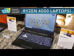 CES 2020: ASUS show new Ryzen 4000 laptops, ROG cases and MORE!