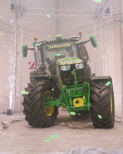 The unveiling of the 2 millionth tractor to be produced in the Mannheim factory was a great event! Our CEO, John May, was there and thanked all the teams across John Deere for their great achievements. | John Deere