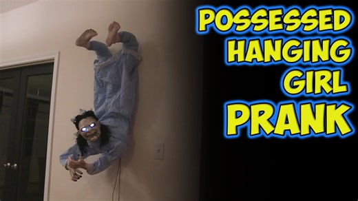 Hanging girl setup with a quiet eerie movement