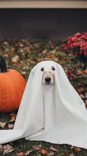 I know I’m behind with this, but I wanted to attempt the ghost dog trend with Ruby. She required several beef liver treats to get this shot!  #dogsofinstagram #dogphotography #louisvilledog #louisvillefamilyphotographer #louisvillephotographer | Michelle Brooks Photography | Facebook