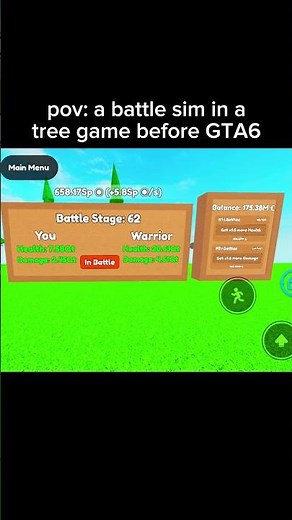 Small Battle sim in Untitled Upgrade Tree
