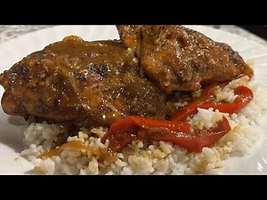 Smothered Chicken and Gravy | Easy Southern Style Chicken with Onions & Peppers