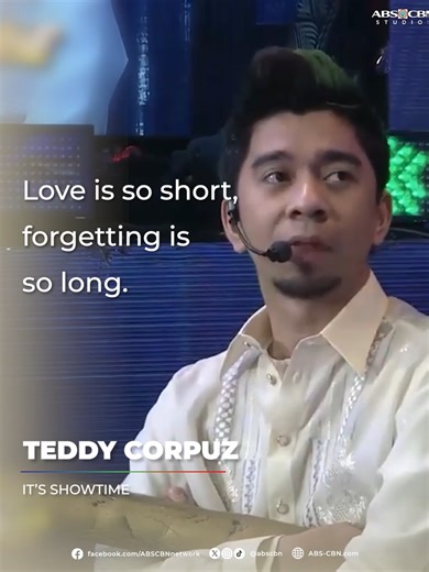 Relate ang mga hindi makausad sa ex d'yan! #ItsShowtime #TeddyCorpuz | pablo neruda poems