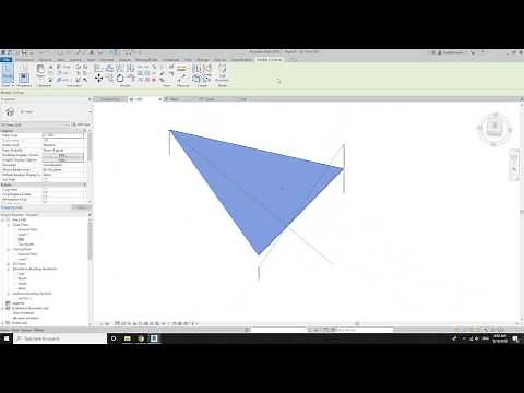 Revit Modeling Exercise - Sloped Ceiling from 3 given height