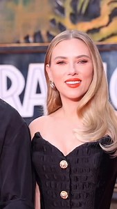 195 reactions | Scarlett Johansson wore a striking black button down gown to the Jurassic World: Rebirth premiere last night  | HELLO! | Facebook