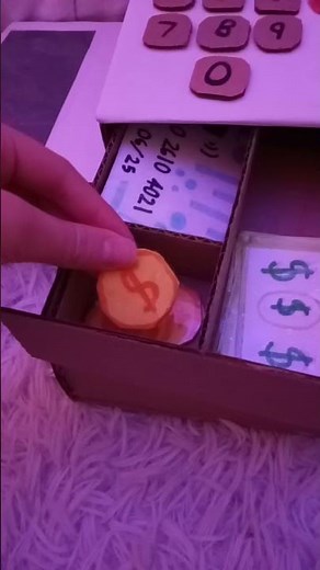 Cash register made With cardboard❤Long time no posting hope you like it!