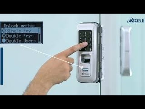 4 in 1 Digital Glass Door Lock | Operating Guide | Ozone