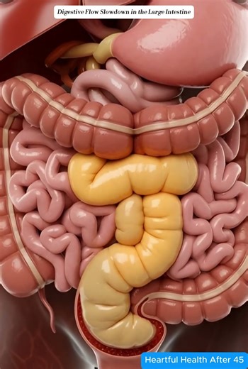 Digestive Flow Slowdown in the Large Intestine | 3D Health Education