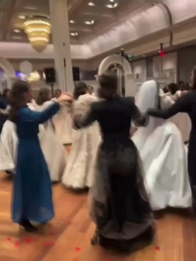 Dancing at an Ultra Orthodox Jewish Wedding