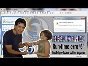 Como remover do DKZ Studio o Run time error 5 - Invalid producere call or argument