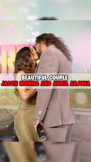 Beautiful couple, Jason Momoa and Adria Arjona #JasonMomoa #AdriaArjona #CoupleGoals