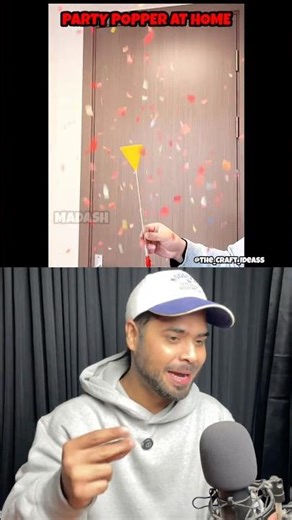 How To Make A Party Popper 🎉 PEN PARTY POPPER